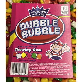 Dubble Bubble Assorted Chewing Gum 5 Pounds Free Shipping