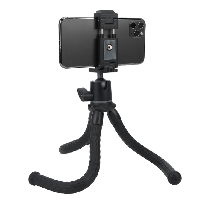 TELESIN Portable Tripod Stand Flexible Desktop 360° Ball Head Tripod