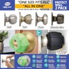 Door Handle Grip Doorstop Knob Stopper Cover, Set of 2