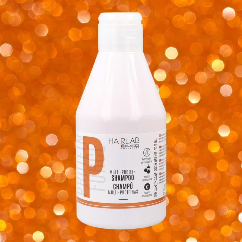 Shampoo Multi Proteínas Sin Parabenos Sin Sulfatos Vegano 300ml