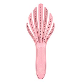 Wet Brush Go Green - Cepillo desenredante para rizos de cabello, rosa plido, cerdas ultra suaves IntelliFlex que se deslizan a travs de los enredos...