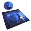 Christmas Tapestry Polyester Fiber Xmas Tree Santa Claus Pattern Hanging