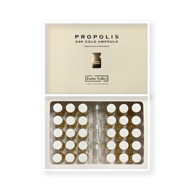 Este Valley Propolis 24K Gold Ampoule 5ml x 30EA+Sample / 에스테밸리 프로폴리스 24K 골드 앰플 5ml x 30EA+샘플