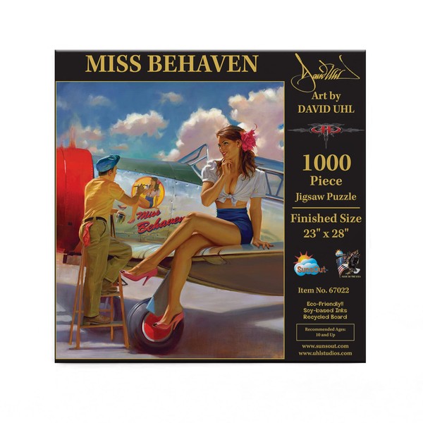 SUNSOUT INC - Miss Behavin - 1000 pc Jigsaw Puzzle