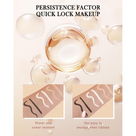 Nude Beige Black White Water Line Gel Eyeliner Pencil-3Pcs Smooth Easy-to-Sharpen Pencil Waterproof Smudge-Proof Cream Eye Liner Waterline Brightener Pen,Longlasting Eye Makeup Gift for Older Women