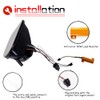 KENRTIR Clear Lens Switchback White/Amber DRL LED Turn Signal Lamp