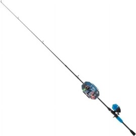 Southbend Kids' RH Spincasting Fishing Rod and Reel Combo 5'6"  W/ Tackle Box  BLUE