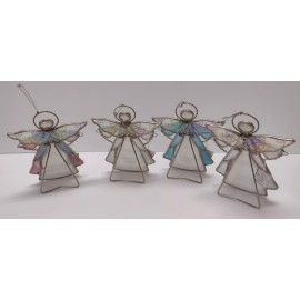 GANZ NEW Ganz Stained Glass Angel Wall Decor or Stand, Holds Charms, 7.5"