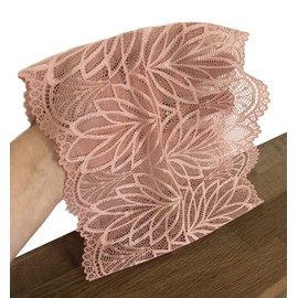 ShariRose Hairband, Vintage Pink Lace Headband for Women - Handmade Quality Hairbands, Stretch Lace, Floral Design, Makeup Headband, Hair Accessories for Women (1 Count, Pack of 1)