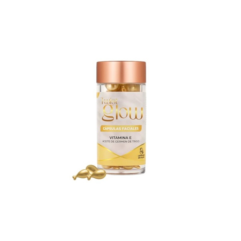 Cápsulas Faciales con Vitamina E y Germen de Trigo, 60