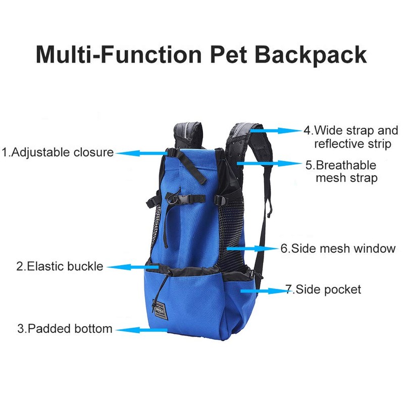 Woolala Light Weight Pet Carrier Backpack for Small and Medium