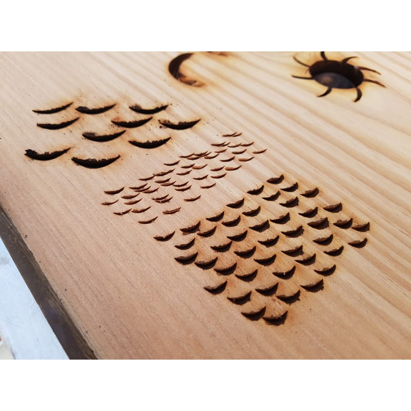 Manpa Concave Eye Cutter (8 pieces) 1/4" & 1/8" Mandrel