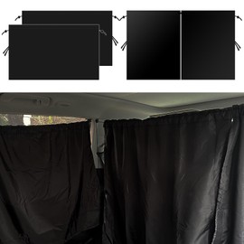 FUTLU - Juego de 3 cortinas para ventanas de coche, cortinas de privacidad para coche, cortinas de privacidad de coche, cortinas de parabrisas extraíbles para ventanas laterales, accesorios interiores