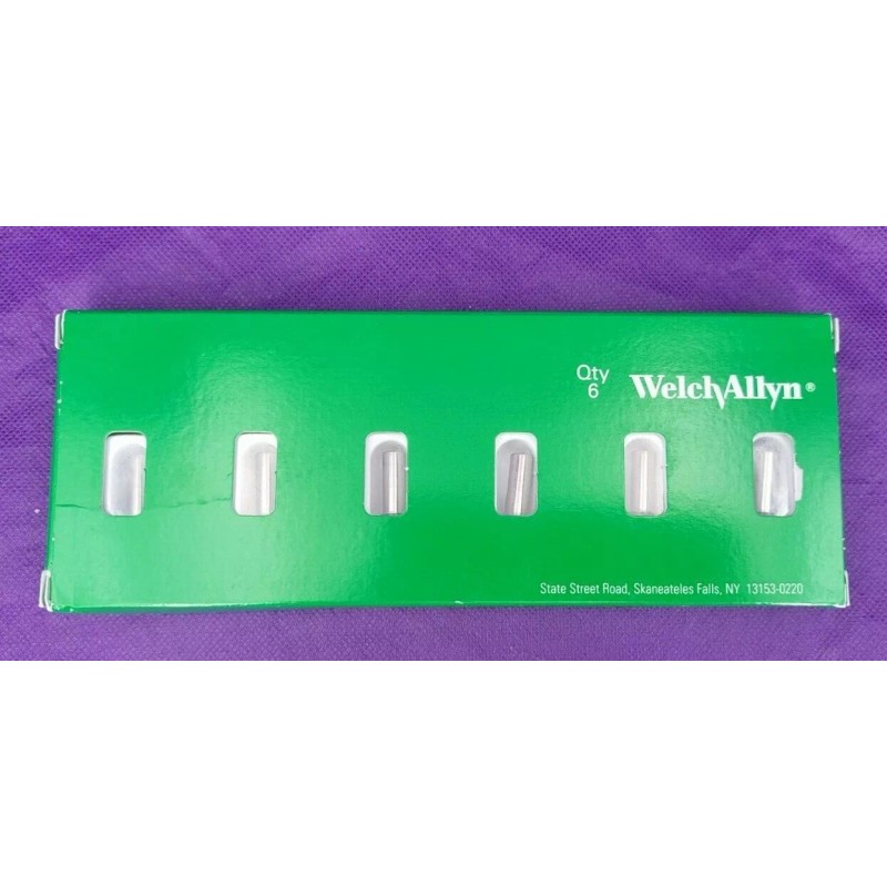 WELCH ALLYN 03000 Bulbs Pack of 6 lamps (Brand New)