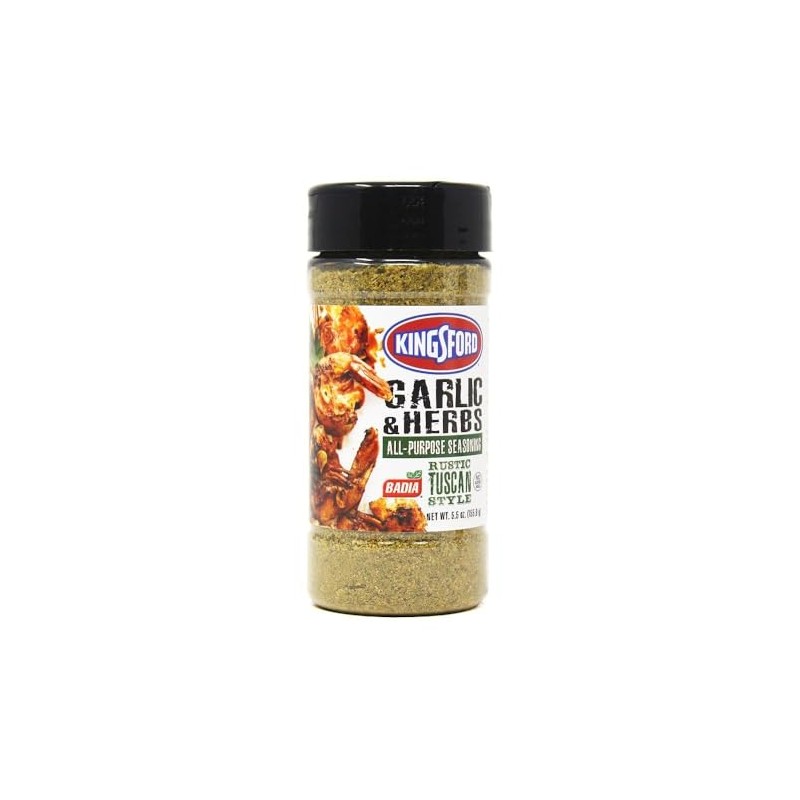 Kingsford Garlic & Herbs All-Purpose Seasoning 5.5 oz – Rustic