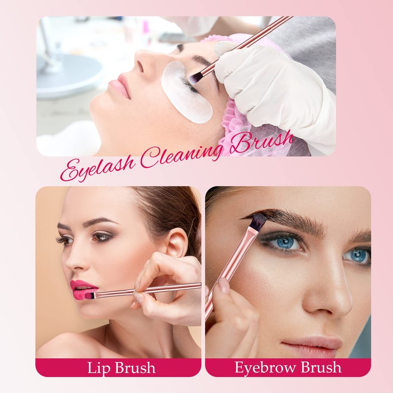 6 Brochas para Difuminar Sombra de Ojos 2 en 1