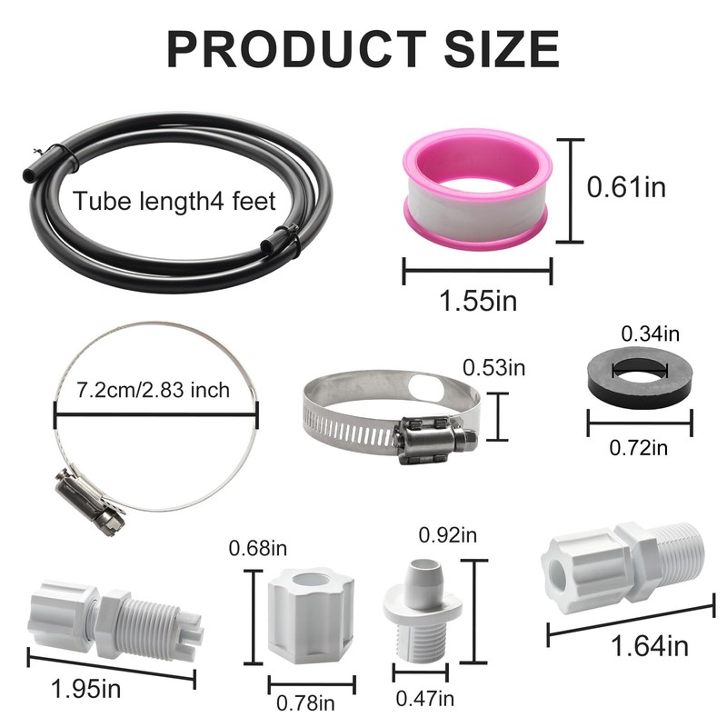 Screw Man CL200 Offline Chlorinator Hose Swimming Pool Tubing Connection
