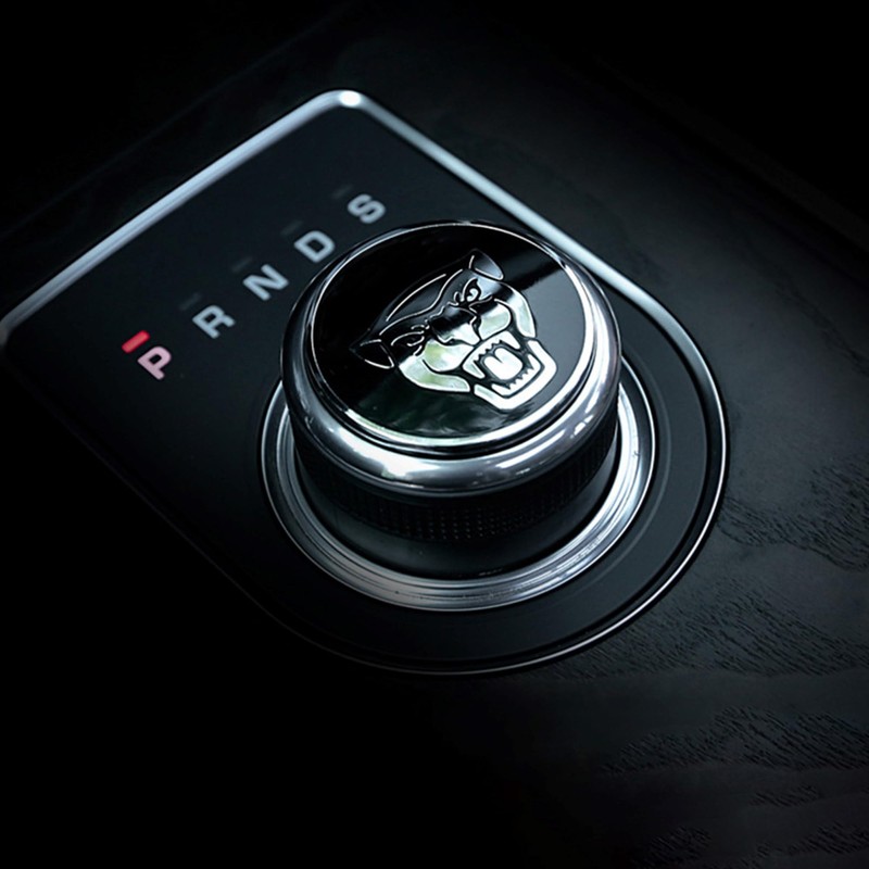 ARKPSKNIGHT Gear Shift Knob Cover,Sports Preformance Modification,Brand Logo Badge Decal