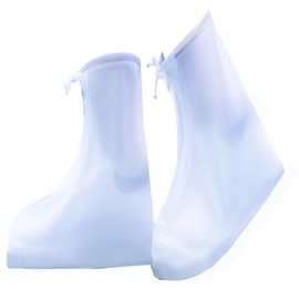 FineGood Shoe Cover, Waterproof, Rain Shoe Cover, Rain Shoes, Outdoor, Waterproof, Rainy Season, Anti-Slip, Rain, Snow, Mud Proof, Wear-resistant, Easy to Clean, Foldable, Lightweight, Suitable for