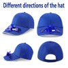 Gorra de béisbol con ventilador de energía solar, para golf,