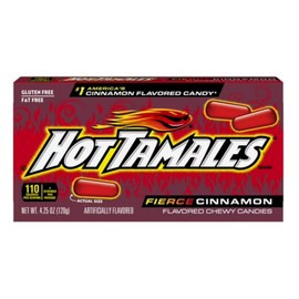 Hot Tamales Theater Boxes - Pack of 2 - Delicious Cinnamon Candies - Classic Taste Everyone will Love - Great for Sharing and Snacking