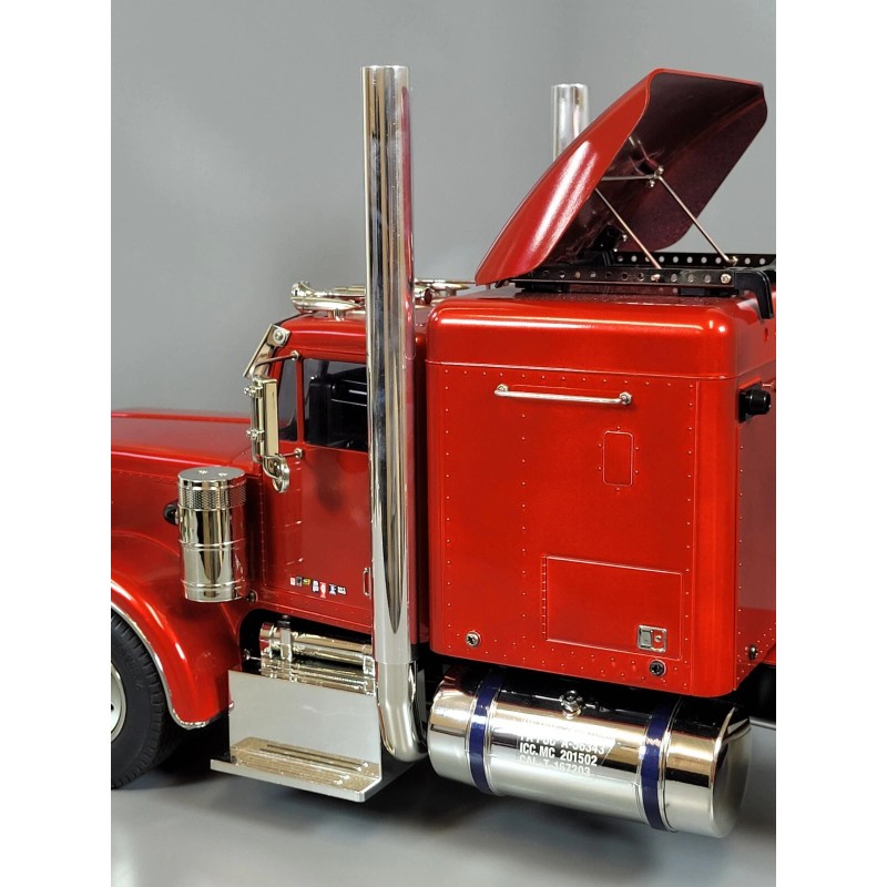 JP Garage New Aluminum Pair 21.5cm Long Exhaust Pipe Stack