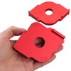 Milling template, AMTOVL 2 pieces milling template router semicircular corner