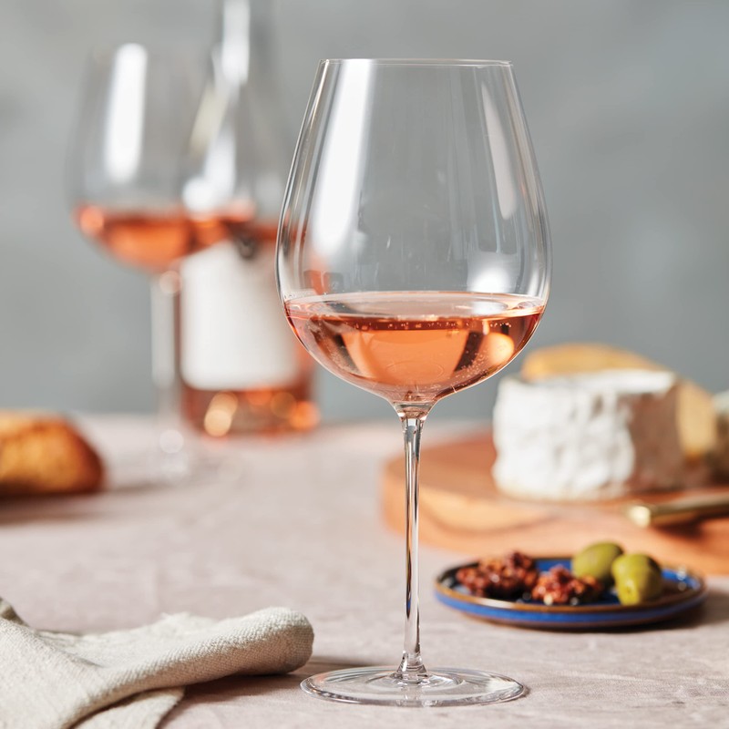 Lenox Signature Series Warm-Region 4-Piece Wine Glasses, 1.76, Clear