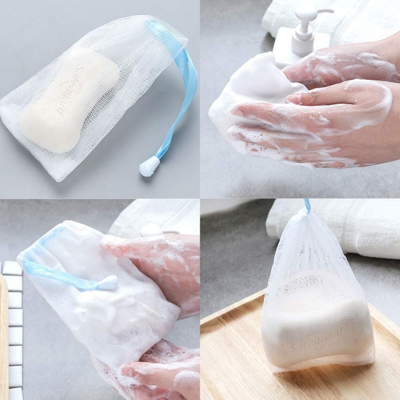 popluxy Soap Net, Soap Net, Foam Net, Soap Bag, Mesh