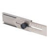Sliding Line Ruler 0 To 100mm Stainless Steel Clear Scale