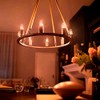 Philips LED Vela luz cálida 4.5W 40W base E27 3pack