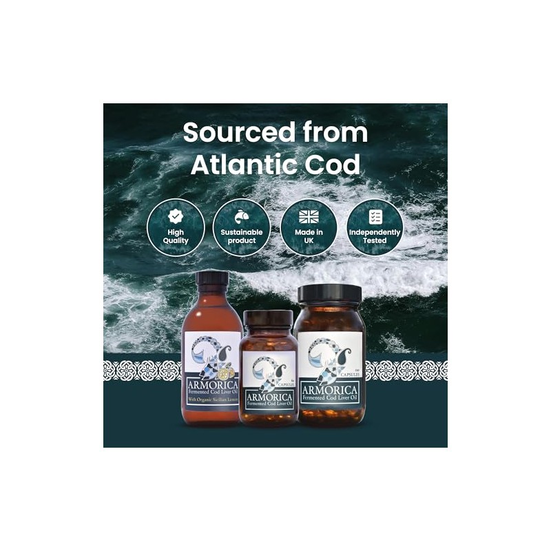ARMORICA ARMORICA Fermented Cod Liver Oil | Cold-Processed & Naturally