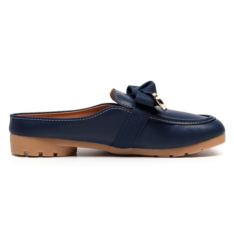 VenusCelia - Mulas cómodas para caminar para mujer, marino, 7.5