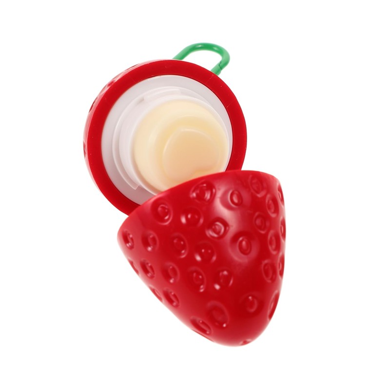 NOLITOY Moisturizing Lip Care Cream Compact Strawberry Dryness Repair for