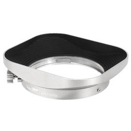 Haoge LH-F48W Lens Hood for Olympus M.ZUIKO Digital 17mm f1.8 1:1.8 Lens Olympus LH-48B Silver