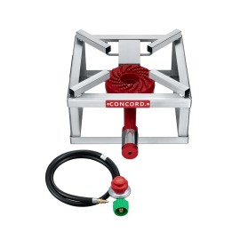 CONCORD The Block Burner 12" in Stainless Steel. Single Propane. 100,000 BTU