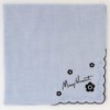 MARY QUANT 000293-0004-01 Gauze Handkerchief 0004 (Blue) Mariquant/Marikwa Women's Women's