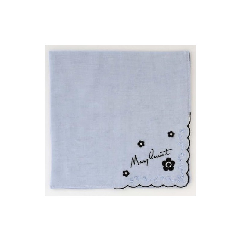 MARY QUANT 000293-0004-01 Gauze Handkerchief 0004 (Blue) Mariquant/Marikwa Women's Women's