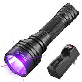 ULTRAFIRE 395nm Black Light UV Flashlight 10W Super Power LED UV Blacklight for Pet Urine Detection,Resin Curing,Minerals,Scorpion,Rockhounding,Yooperlites WF-509UVN UV Lights