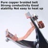 Welder Ground Clamp,Ground Clamp Copper 300A/500A A-Shape Earth Clamp |