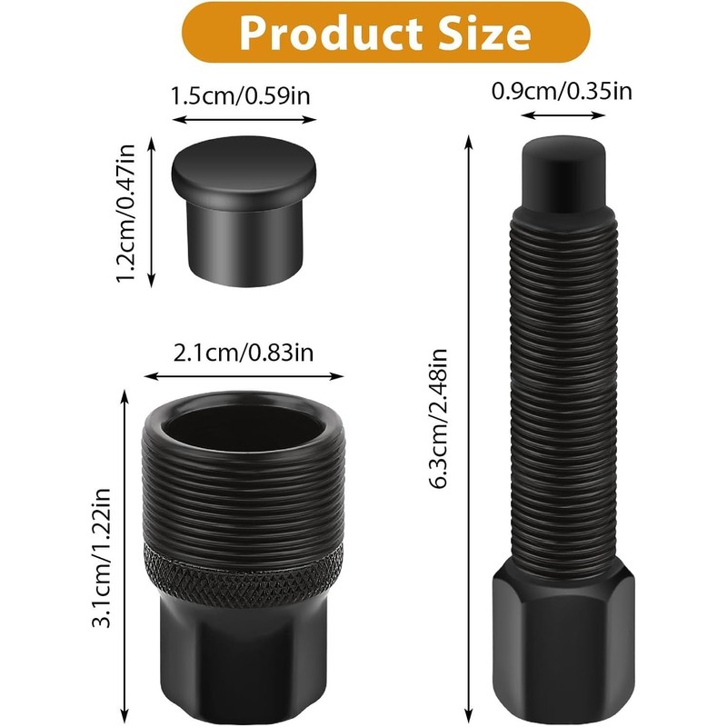 Bicycle Crank Arm Removal,Tool Crank Extractor Tool for Chainset Removal,