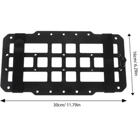 Gadpiparty Organizador de Parasol para Coche Panel de Visera Abs Negro, Diseño Compacto Que No Obstruye la Vista, Accesorio Adecuado para Almacenamiento en Camionetas y Automóviles