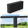 Gyykzz Black Extension Connector for Aluminum Handrail, 120mm x 53mm
