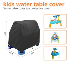 Step 2 Water Table Cover, Waterproof Kids Sand and Water Tables Covers Fit, Dustproof Water Play Table Cover, Water Table Protector for Toddlers Children Toys, Outdoor Water Table Cover Accessories
