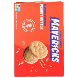 Mavericks Peanut Butter Sandwich Crackers, 7.05 OZ