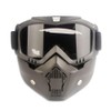 Nicheez Airsoft Full Face Mask Touring Goggles Removable (Gray)