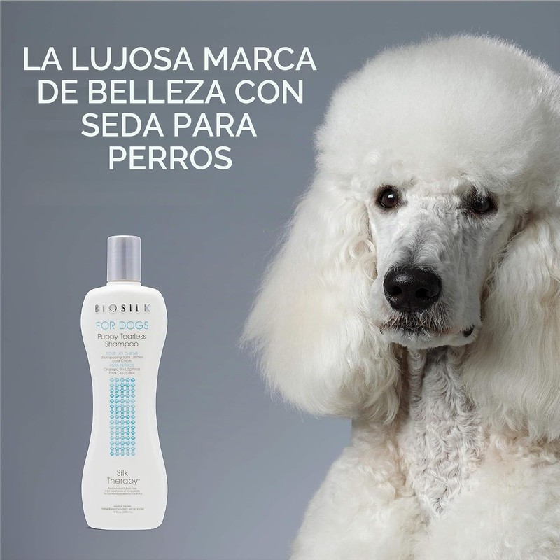 BioSilk Therapy for Dogs Puppy Tearless Shampoo Best Shampoo For
