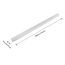 Hyamass 20Pcs PDR Glue Sticks, Paintless Dent Repair Glue Sticks, Strong Adhesive Hot Glue Sticks, Precision Dent Repair Kit Glue Sticks for Car Body Repair Dent Removal Tool (Clear, 7x200mm)