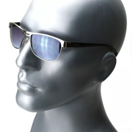 Element 8 New Classic Retro Fashion Mens Metal Vintage Designer Sunglasses - Black