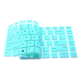 JuYuish Silicone Keyboard Cover Skin Compatible for 14" HP ProBook 440 445 G5 G6 G7, HP ProBook 430 G5 13.3", HP ProBook x360 440 G1, HP ProBook 640 G4 G5 (Mint)